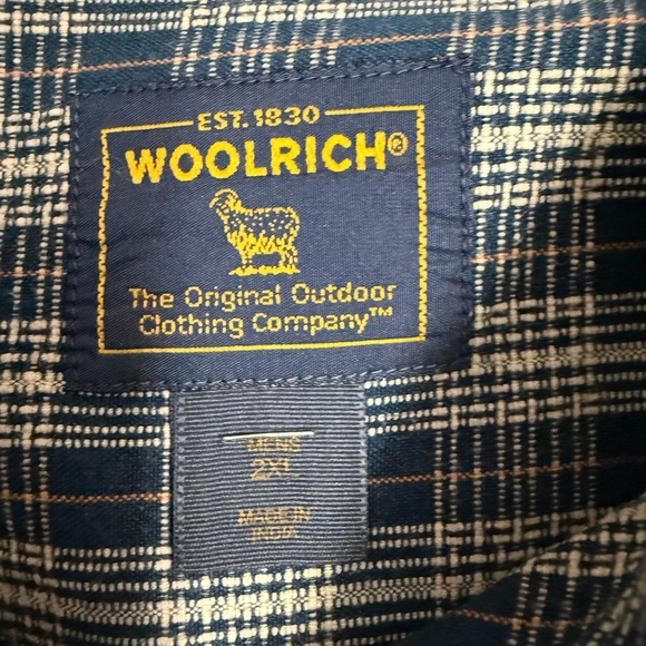 Men’s Woolrich Long Sleeve Button Down Shirt, sz 2x - Picture 4 of 4